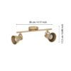 Spot pe bară SERAS GU10 2X3W IP20 900171