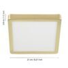 900183_DIMENSION_0001 | Eglo Romania Aplică/Plafonieră FUEVA 5 LED 17W IP20 900183