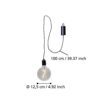 900208_DIMENSION_0001 | Eglo Romania Decorațiune bec VIGNANELLO LED 0.06W 900208