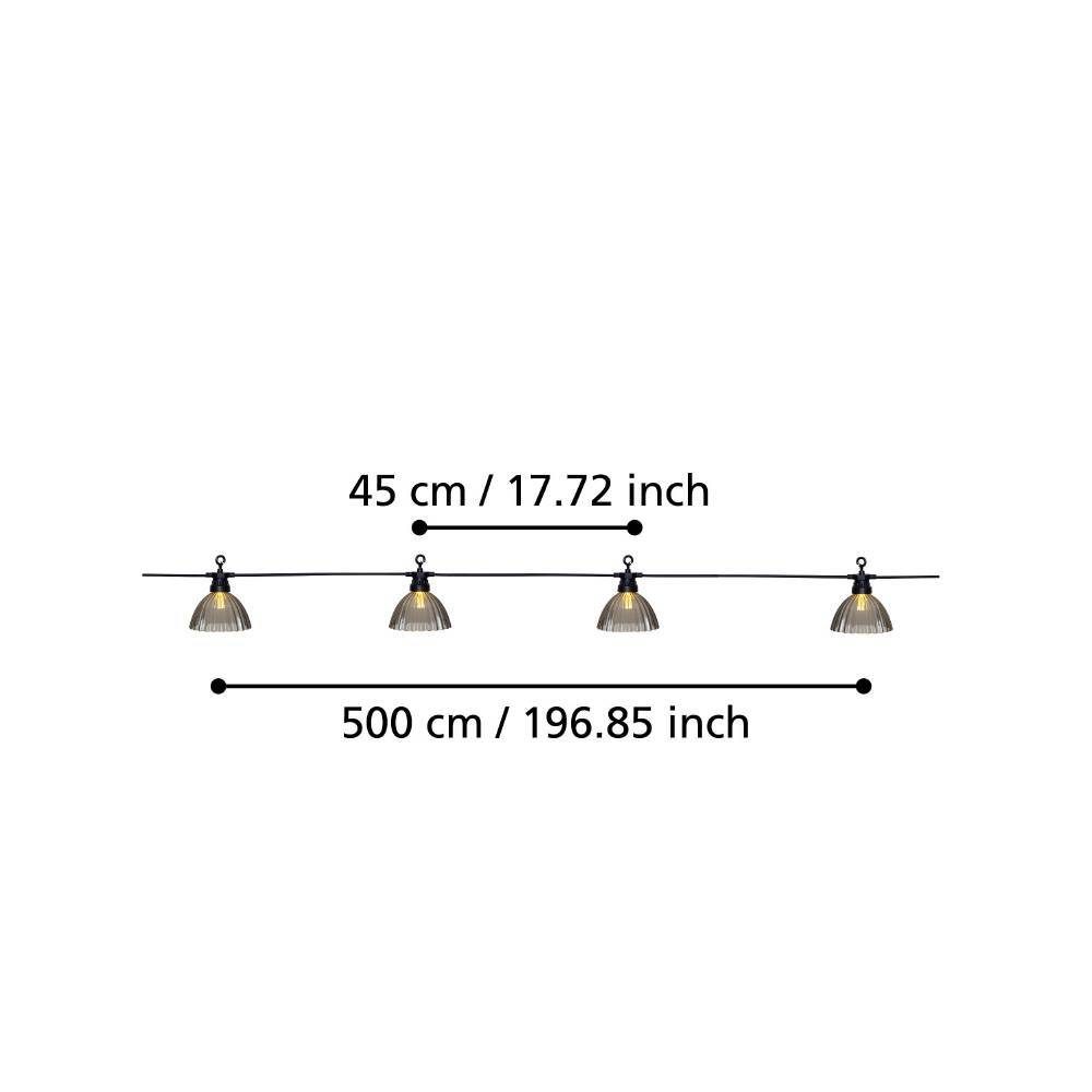 900215_DIMENSION_0001 | Eglo Romania Ghirlandă CUBONE LED 12X0.066W IP44 900215