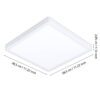 900279_DIMENSION_0001 | Eglo Romania Aplică/Plafonieră ARGOLIS 2 LED 20.5W IP44 900279