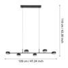 900352_DIMENSION_0001 | Eglo Romania Lustră CLAVELLINA LED 6X7W IP20 900352