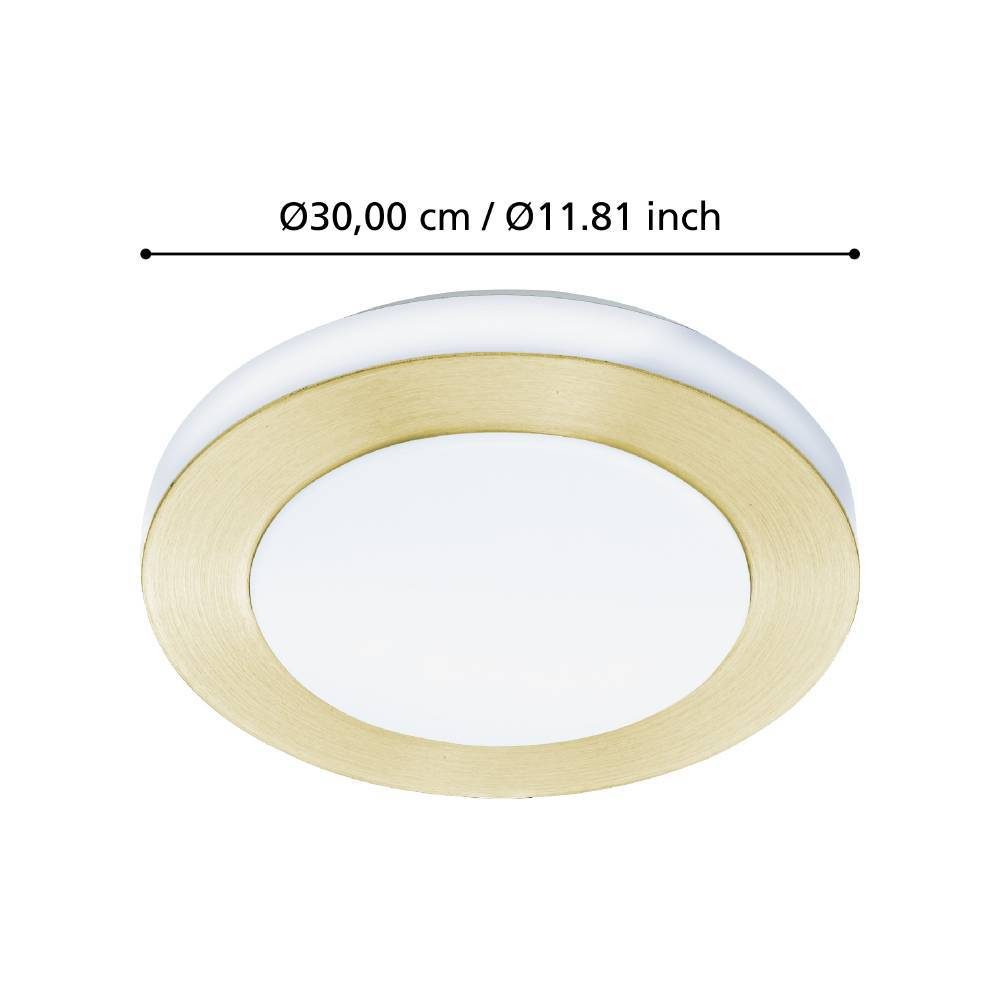 900369_DIMENSION_0001 | Eglo Romania Aplică/Plafonieră LED CARPI 3X3.6W IP44 900369
