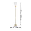 900378_DIMENSION_0001 | Eglo Romania Lampadar AGLIENTINA E27 IP20 900378