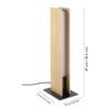 900391_DIMENSION_0001 | Eglo Romania Veioză ANCHORENA-Z LED 16W IP20 900391