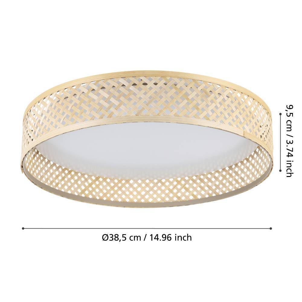 900464_DIMENSION_0001 | Eglo Romania Plafonieră LUPPINERIA LED 20W IP20 900464