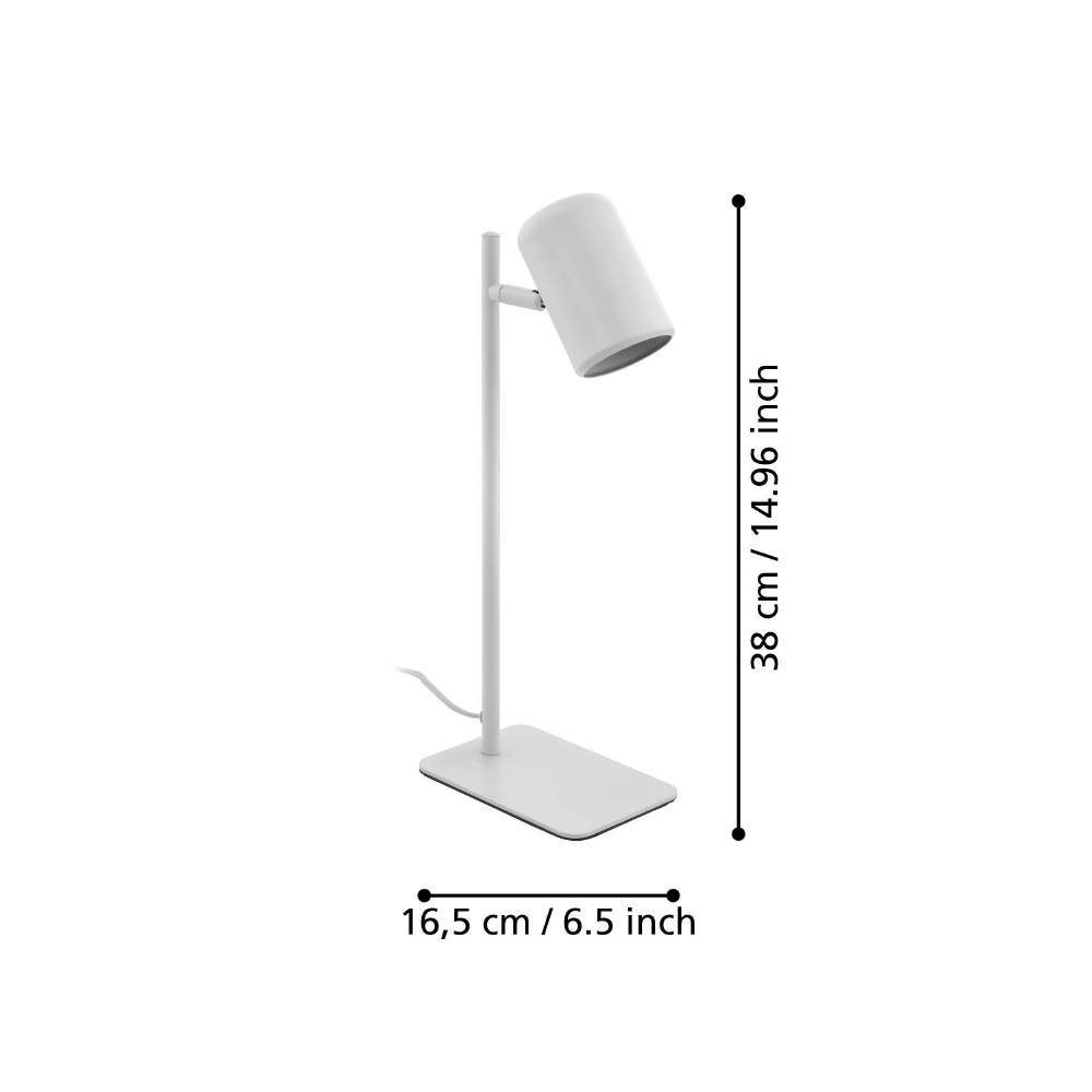 98856_DIMENSION_0001 | Eglo Romania Veioză CEPPINO LED GU10 4.5W IP20 98856