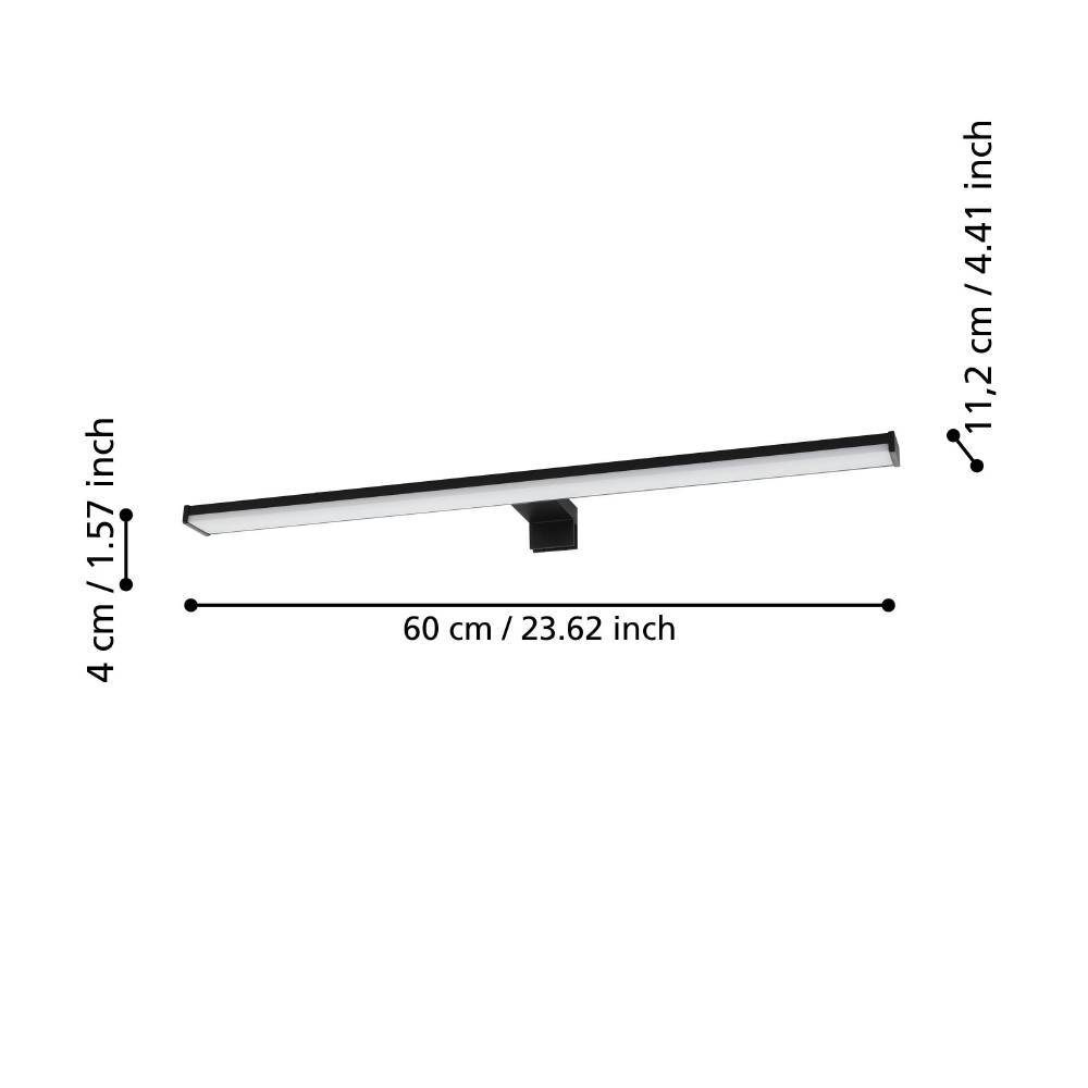 99731_DIMENSION_0001 | Eglo Romania Aplică PANDELLA 2 LED 11W IP44 99731