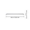 99777_DIMENSION_0001 | Eglo Romania Aplică TRAGACETE 1 LED 15.5W IP44 99777