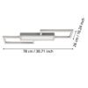 99791_DIMENSION_0001 | Eglo Romania Plafonieră MONIROTE LED 37W IP20 99791