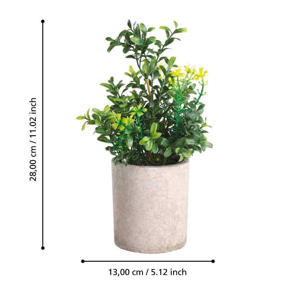 Plantă artificială EGLO CHITOSE 428025 | Eglo Romania Plantă artificială CHITOSE Ø150mm 428025