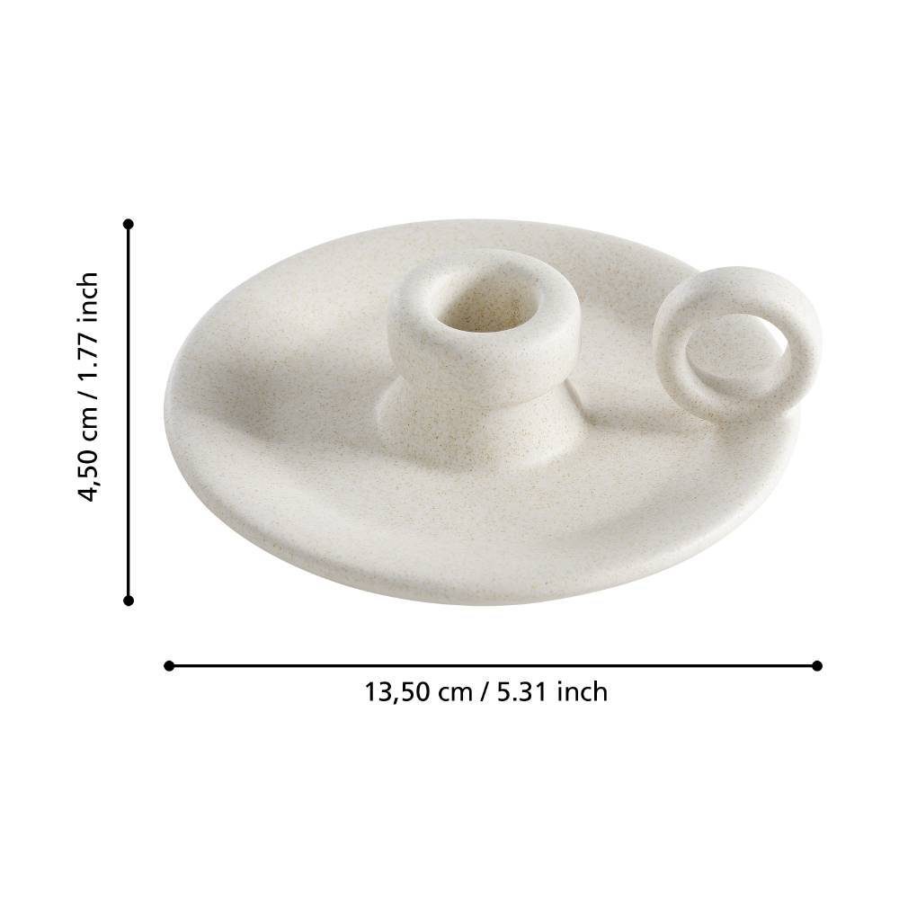 422123_DIMENSION_0001 | Eglo Romania Suport lumânare ceramică BETSIAKA 422123