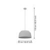 900381_DIMENSION_0001 | Eglo Romania Pendul CONTRISA E27 IP20 900381