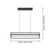 900466_DIMENSION_0001 | Eglo Romania Pendul SIBERIA LED 34W IP20 900466