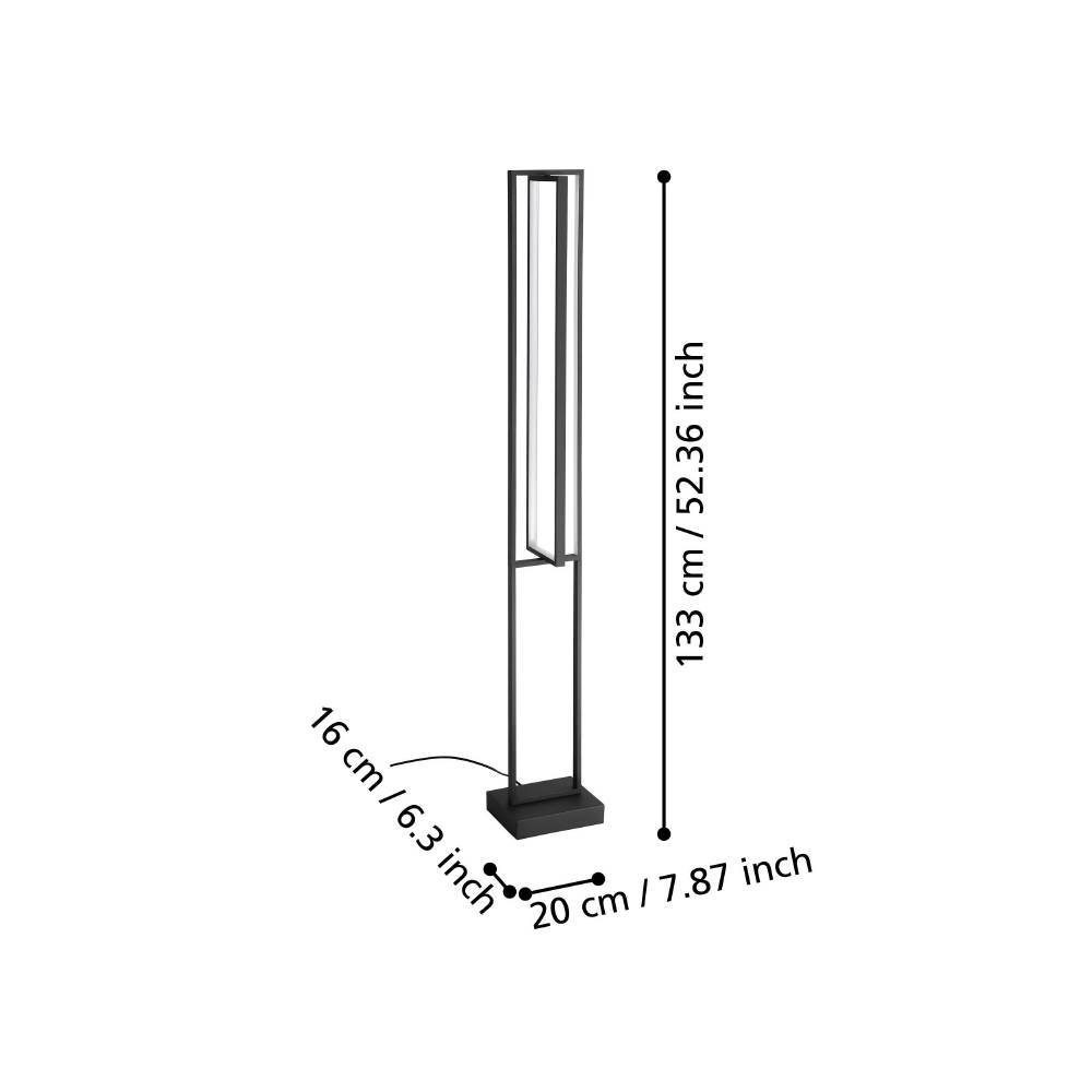 900469_DIMENSION_0001 | Eglo Romania Lampadar SIBERIA LED 34W IP20 900469