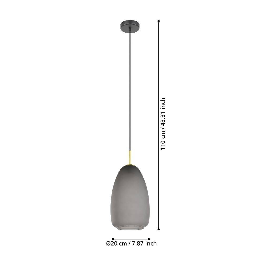 900506_DIMENSION_0001 | Eglo Romania Pendul ALOBRASE E27 IP20 900506