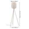 900523_DIMENSION_0001 | Eglo Romania Lampadar ROMAZZINA E27 IP20 900523