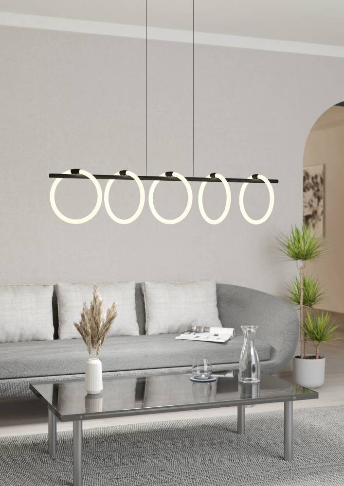 900563_AMBIENT_0001 | Eglo Romania Lustră CARANACOA LED 5X7W IP20 900563