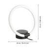 900565_DIMENSION_0001 | Eglo Romania Veioză CARANACOA LED 11.5W IP20 900565