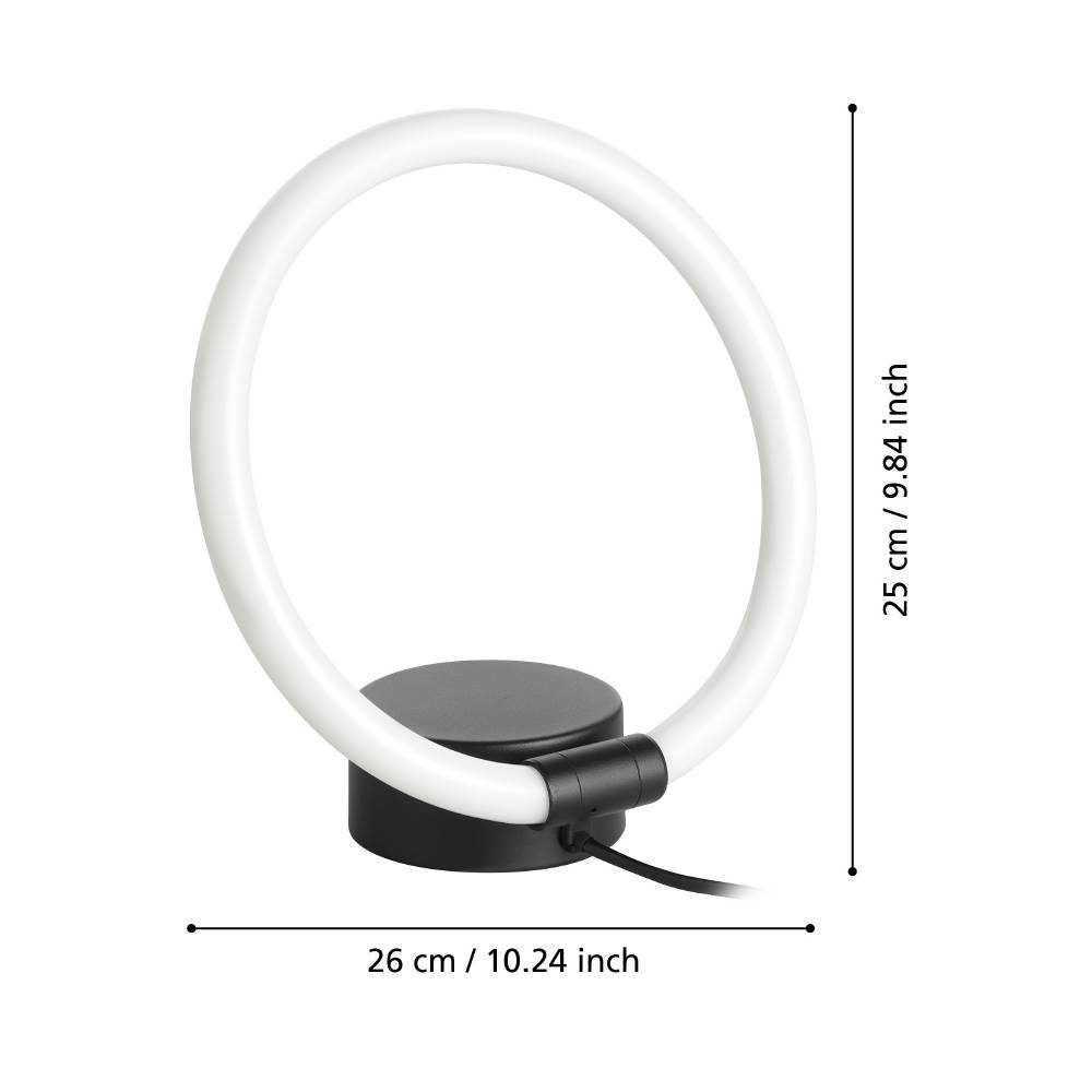 900565_DIMENSION_0001 | Eglo Romania Veioză CARANACOA LED 11.5W IP20 900565