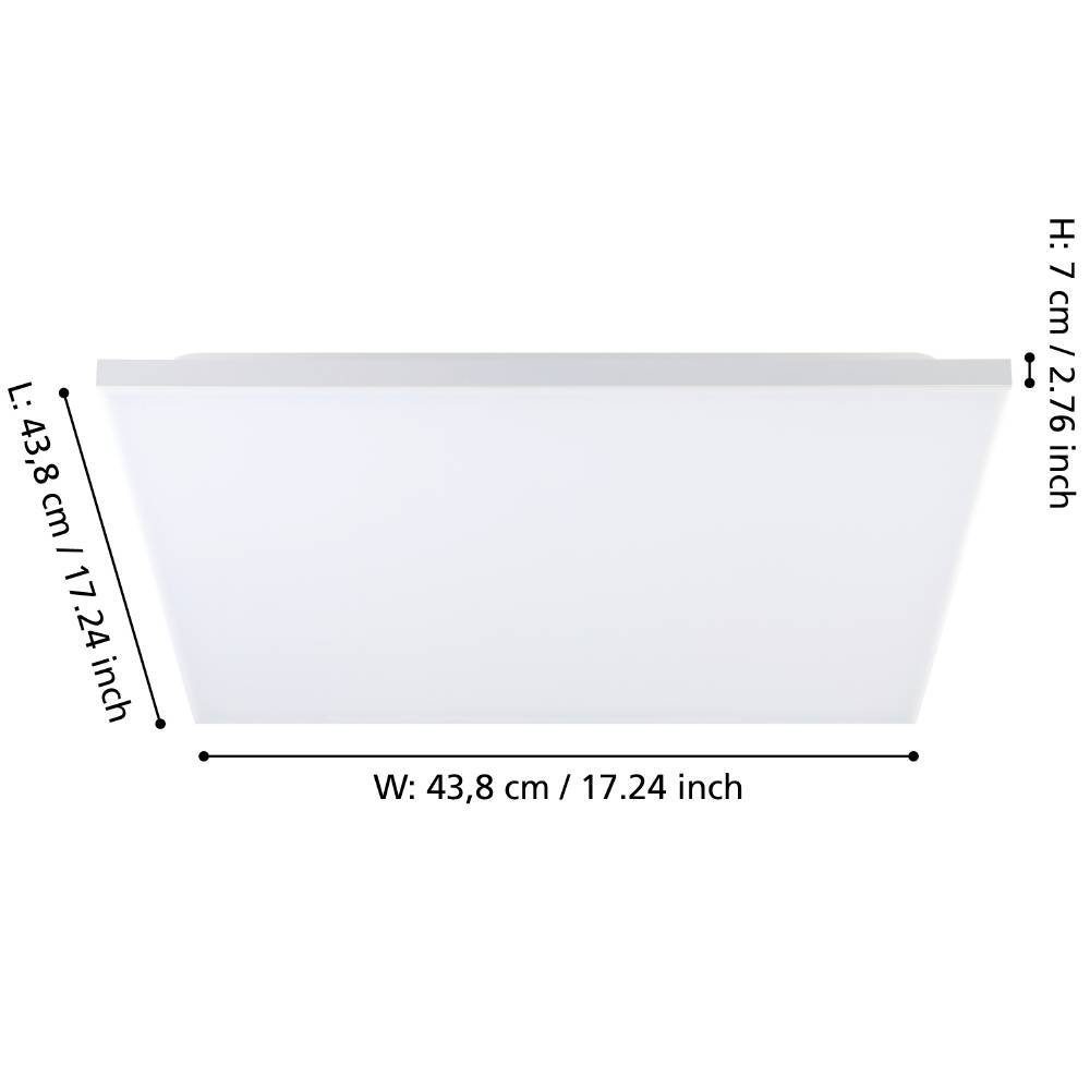900568_DIMENSION_0001 | Eglo Romania Panou aplicat TRUPIANA LED 20.5W IP20 900568