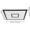 900571_DIMENSION_0001-JPG 1000px | Eglo Romania Plafonieră BORDONARA LED 21.5W IP20 900571