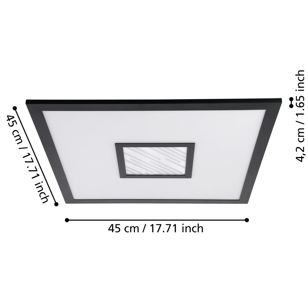 900571_DIMENSION_0001-JPG 1000px | Eglo Romania Plafonieră BORDONARA LED 21.5W IP20 900571