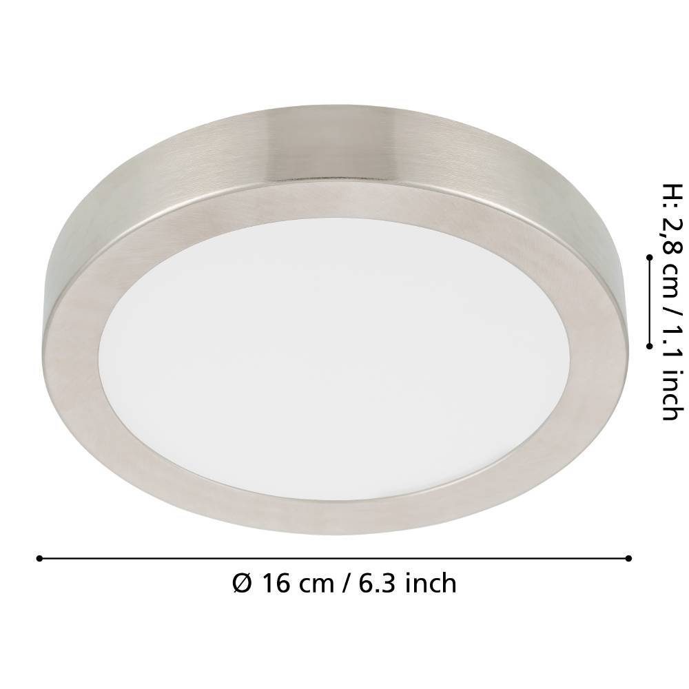900583_DIMENSION_0001 | Eglo Romania Aplică/Plafonieră FUEVA 5 LED 11W IP20 900583