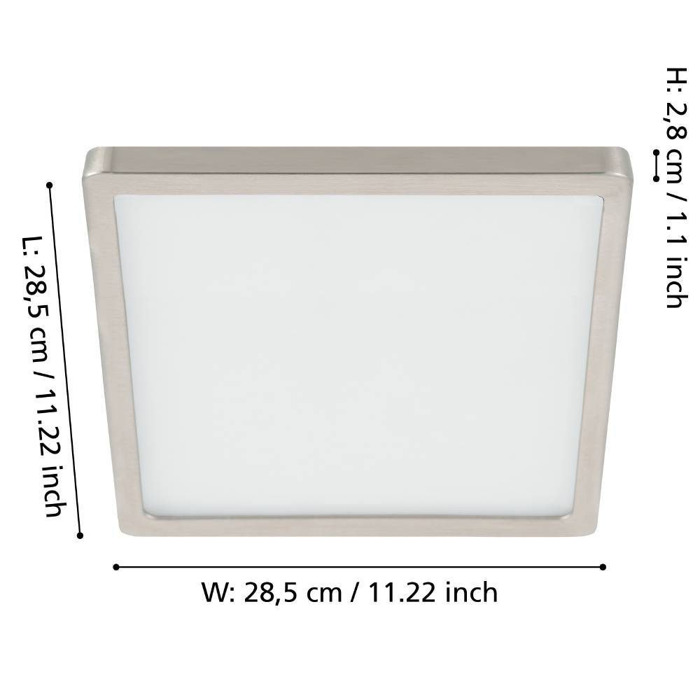 900595_DIMENSION_0001 | Eglo Romania Aplică/Plafonieră FUEVA 5 LED 20.5W IP20 900595