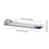 900616_DIMENSION_0001 | Eglo Romania Aplică GEMILIANA LED 8.9W IP44 900616