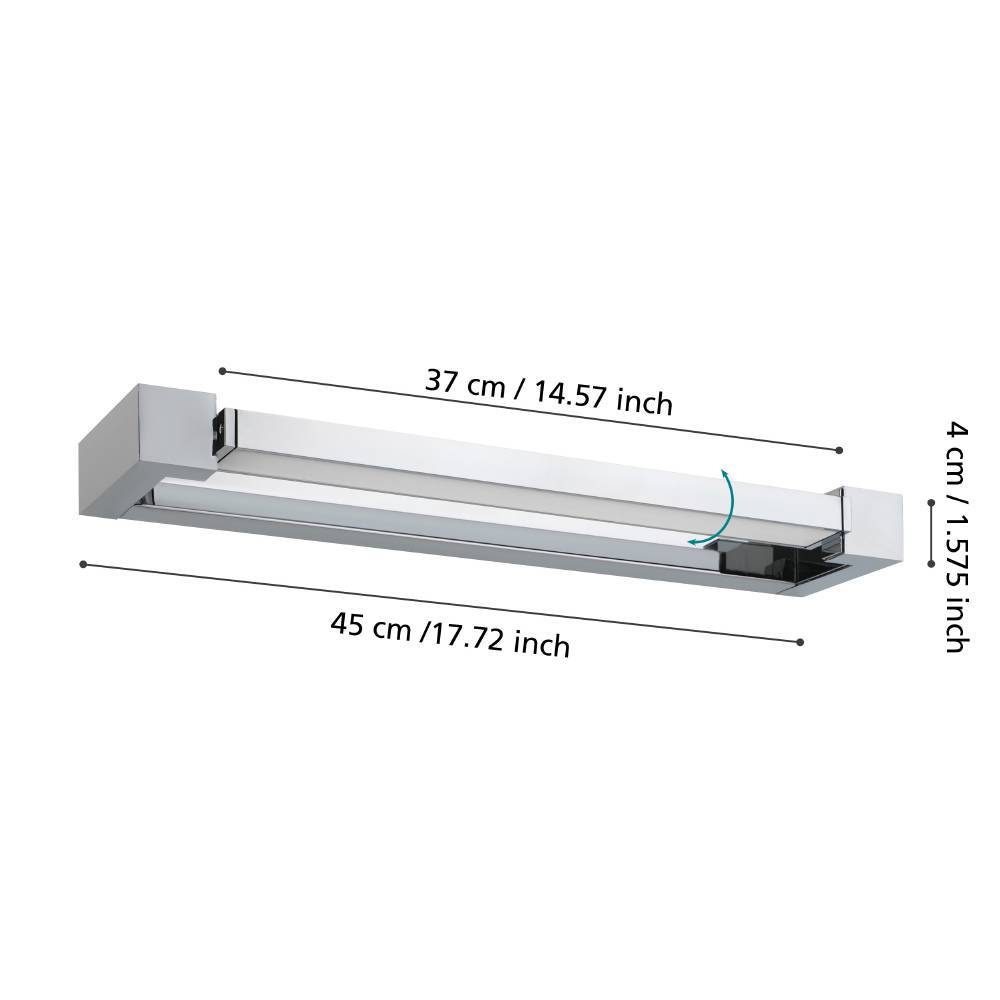 900616_DIMENSION_0001 | Eglo Romania Aplică GEMILIANA LED 8.9W IP44 900616