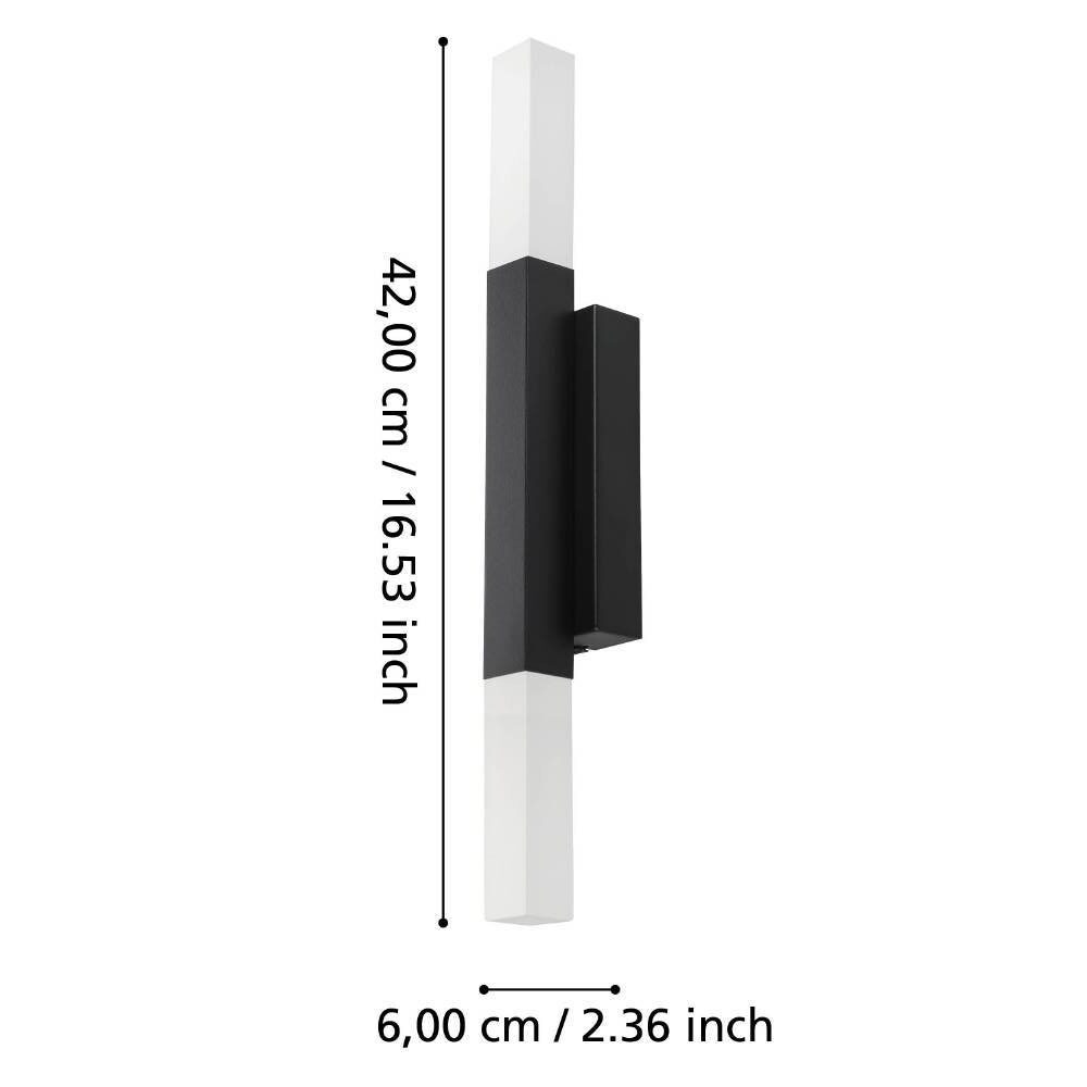 900617_DIMENSION_0001 | Eglo Romania Aplică ALCUDIA LED 2X5.5W IP44 900617