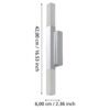 900618_DIMENSION_0001 | Eglo Romania Aplică ALCUDIA LED 2X5.5W IP44 900618