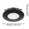 Set 3 spoturi PINEDA LED 3X4.9W IP20/IP44 900744
