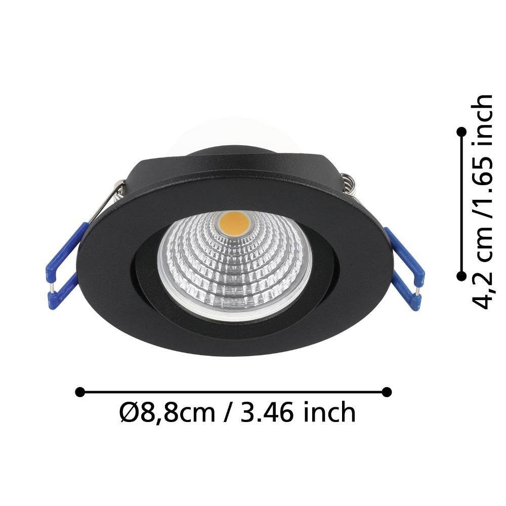 900747_DIMENSION_0001 | Eglo Romania Set 3 spoturi SALICETO LED 3X6W IP20 900747
