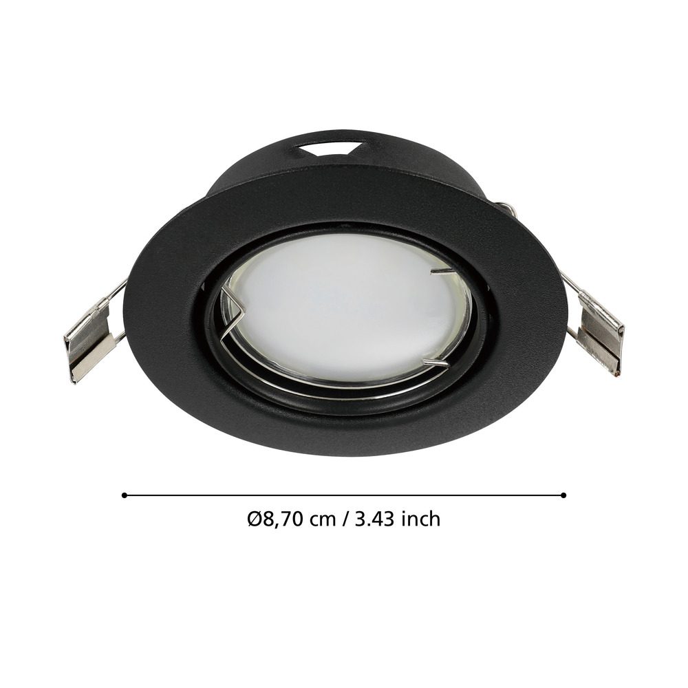 900751_DIMENSION_0001-JPG 1000px | Eglo Romania Spot încastrat PENETO GU10 4.6W IP20 900751