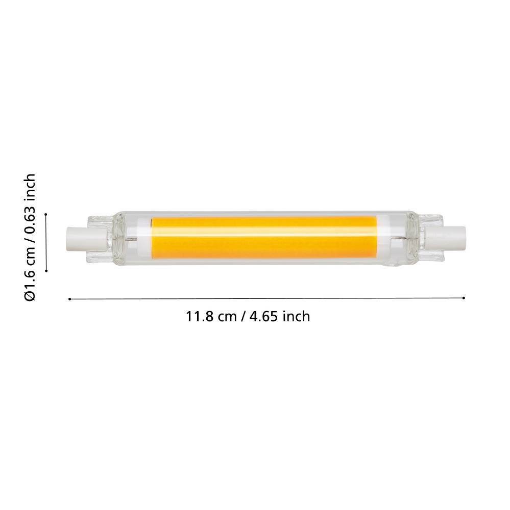 110229_DIMENSION_0001 | Eglo Romania Bec LED R7S 9W 2700K 110229