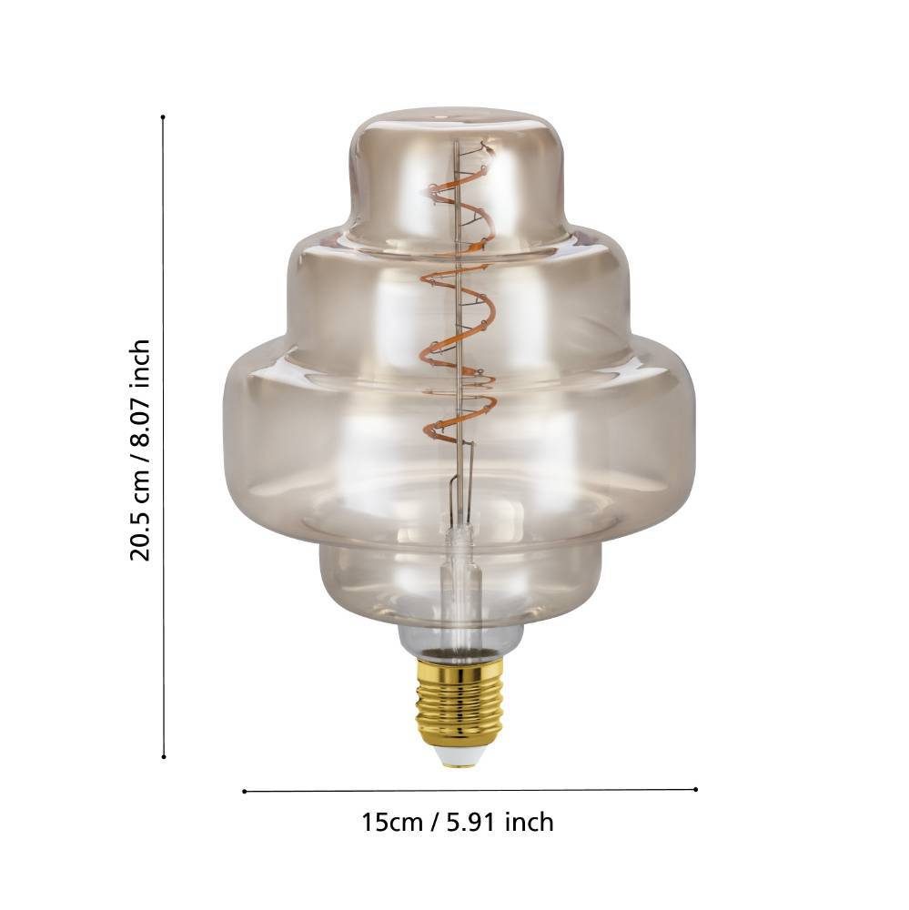 110245_DIMENSION_0001 | Eglo Romania Bec LED dimabil E27 4W 2000K 110245