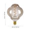 110252_DIMENSION_0001 | Eglo Romania Bec LED dimabil E27 4W 2000K 110252