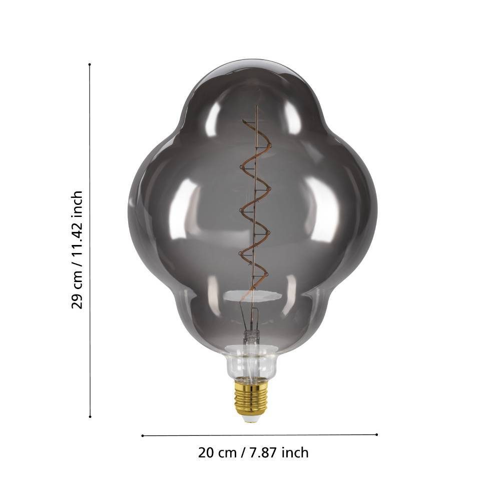 110255_DIMENSION_0001 | Eglo Romania Bec LED dimabil E27 4W 2000K 110255