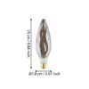 110275_DIMENSION_0001 | Eglo Romania Bec LED dimabil E27 4W 2000K 110275