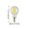 110282_DIMENSION_0001 | Eglo Romania Bec LED E14 2.2W 3000K 110282