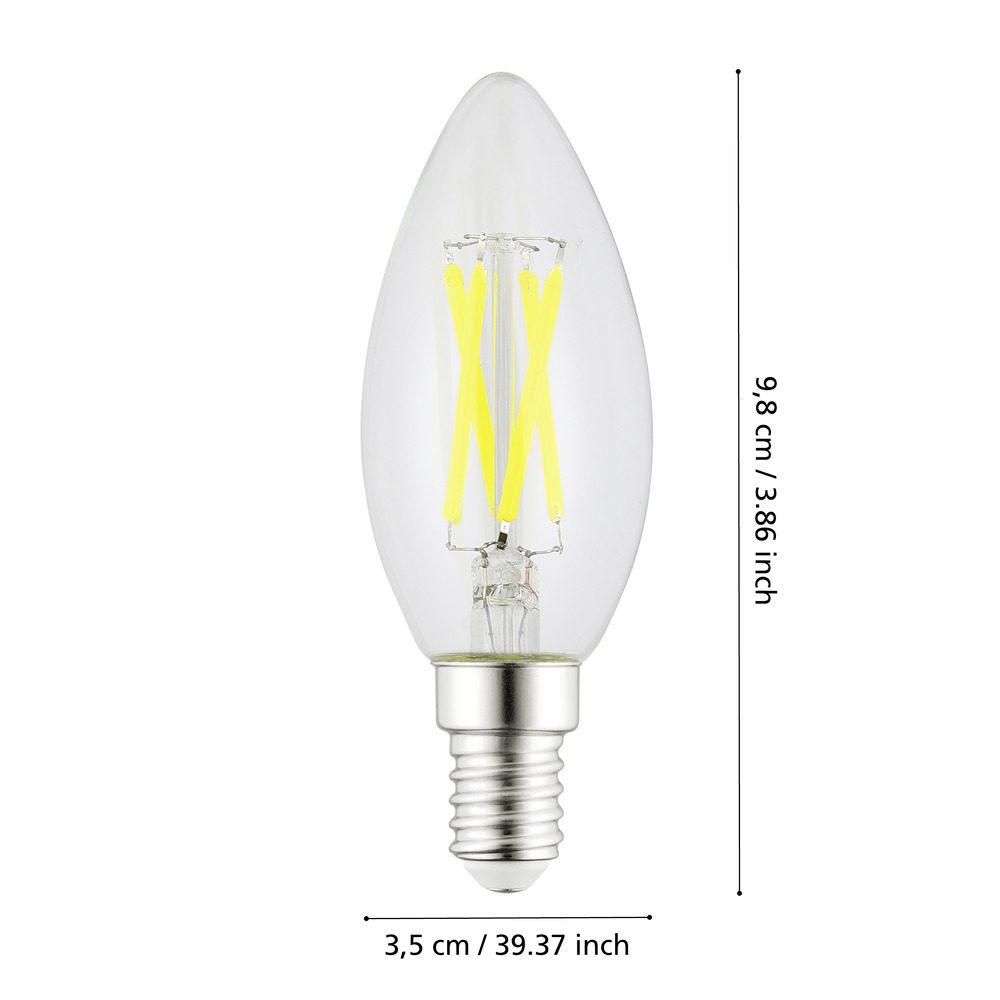 110283_DIMENSION_0001-JPG 1000px | Eglo Romania Bec LED E14 2.2W 3000K 110283