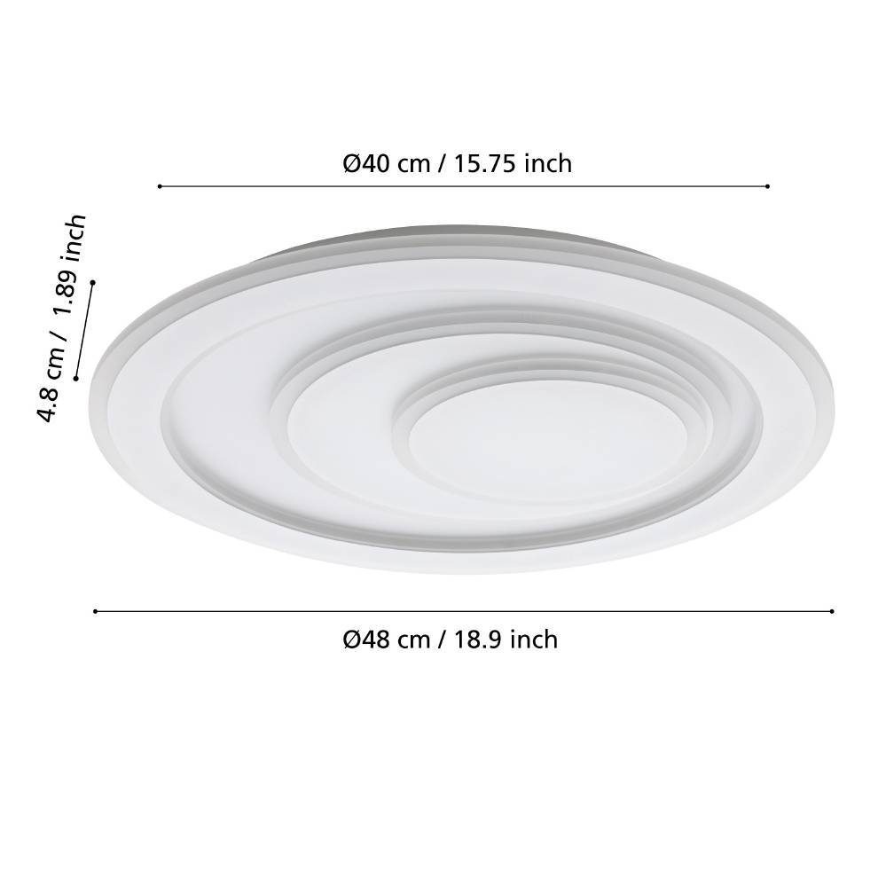 32053_DIMENSION_0001 | Eglo Romania Plafonieră PALAGIANO 1 LED 21W IP20 32053