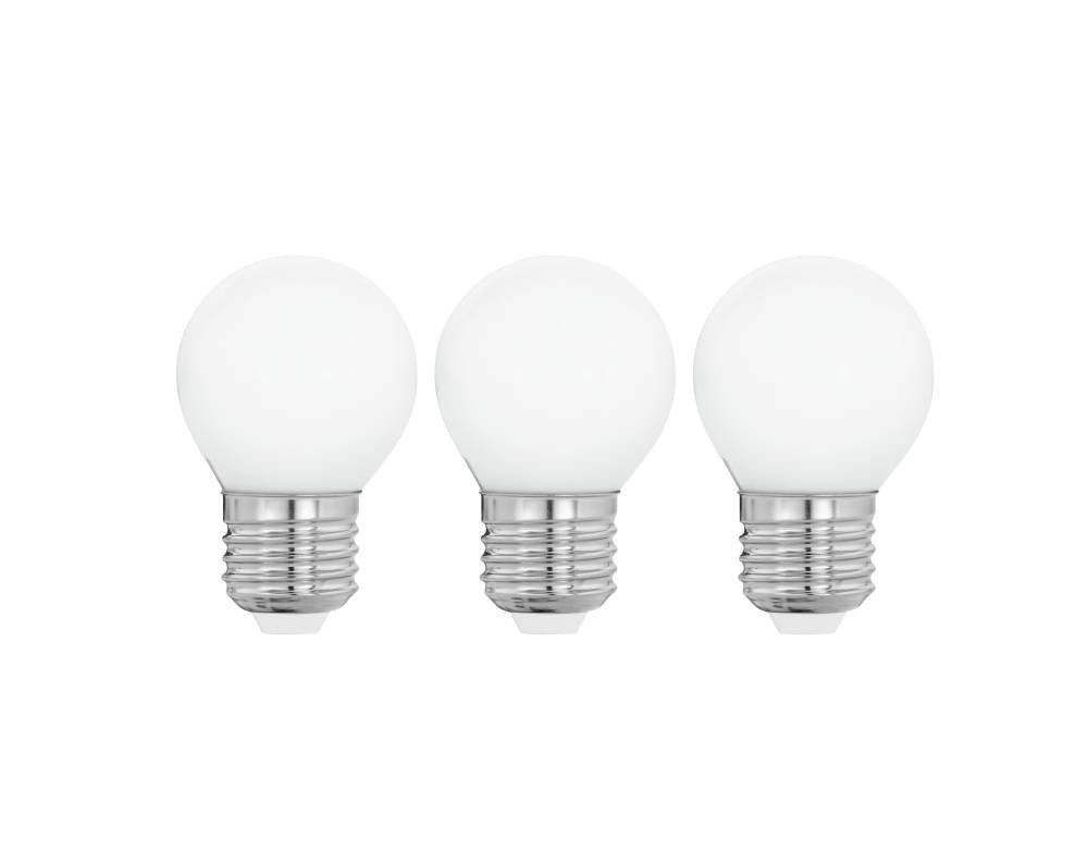 Bec EGLO LM_LED_E27 10691 | Eglo Romania Set 3 becuri LED E27 3X4W 3000K 10691