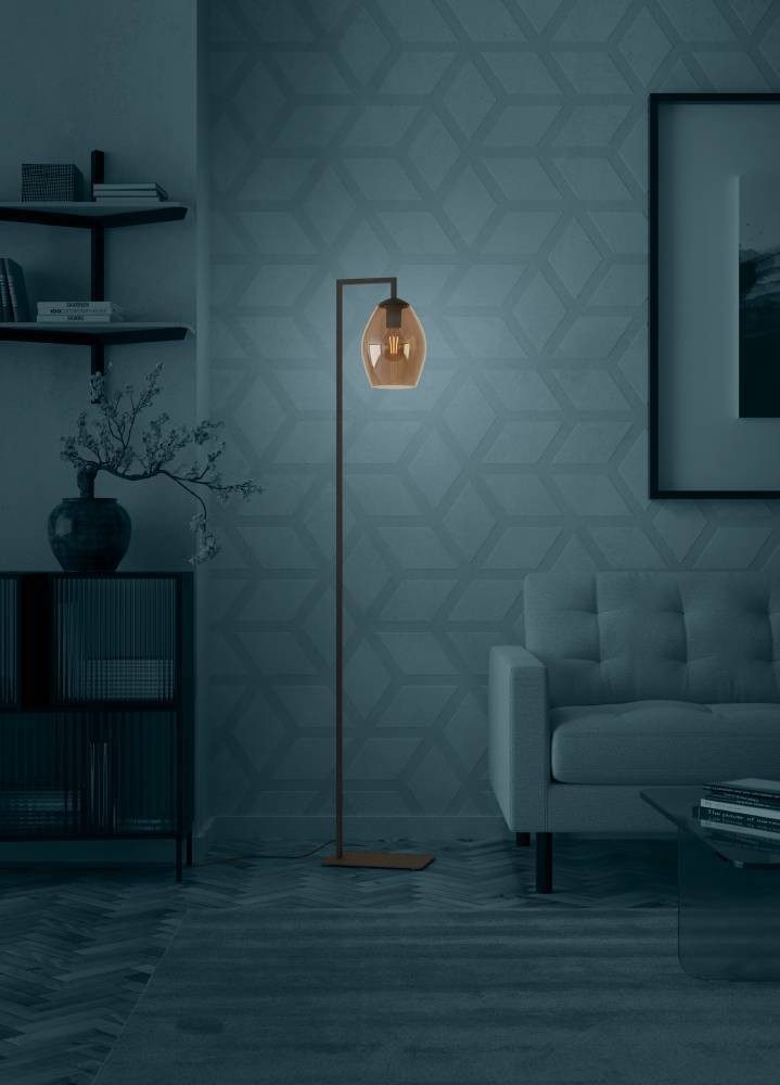 Lampadar EGLO ESTANYS 1 390255 | Eglo Romania Lampadar ESTANYS 1 E27 IP20 390255