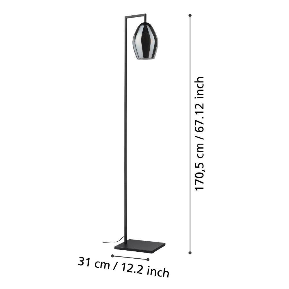 390256_DIMENSION_0001 | Eglo Romania Lampadar ESTANYS E27 IP20 390256