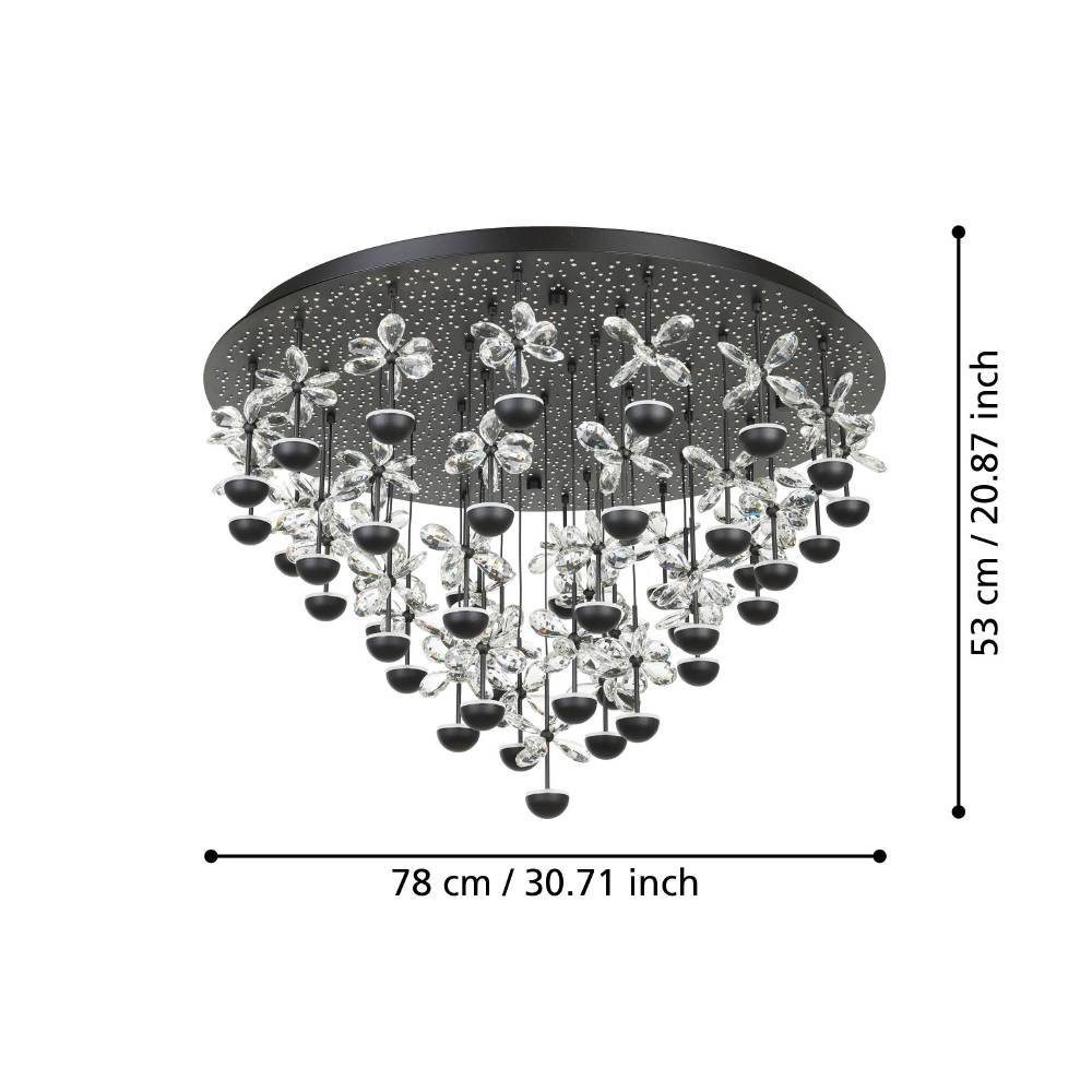 390276_DIMENSION_0001 | Eglo Romania Plafonieră PIANOPOLI 2 LED 77.4W IP20 390276