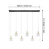 390281_DIMENSION_0001 | Eglo Romania Lustră TERQUE LED 6X5.4W IP20 390281