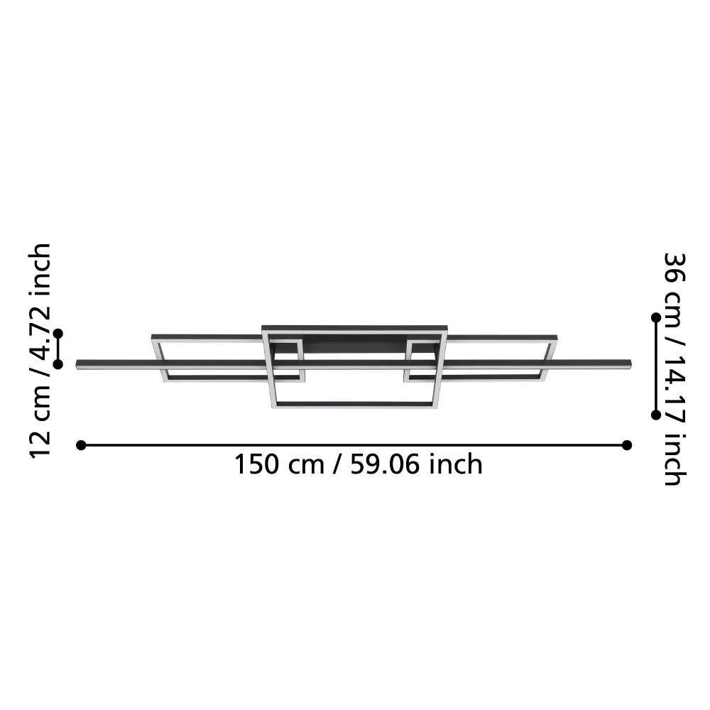 390282_DIMENSION_0001 | Eglo Romania Plafonieră PUEBLA LED 34.5W IP20 390282